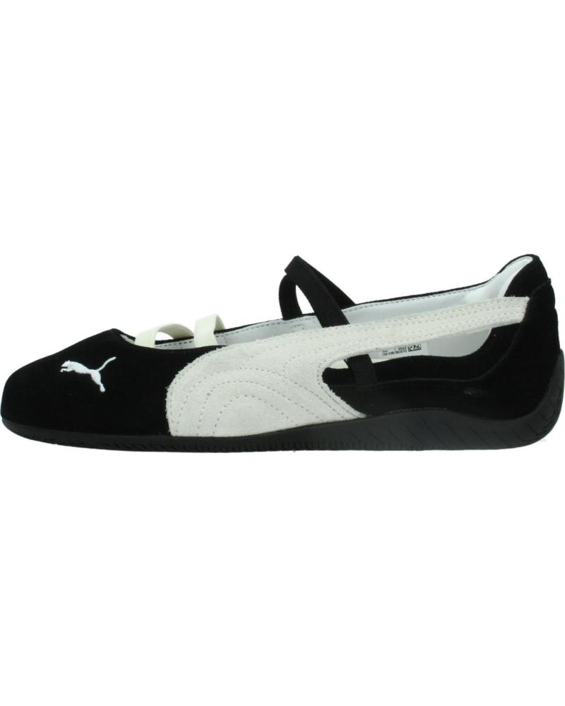 BALLERINE PUMA ASPEEDCAT SD WNS NERO BIANCO BLKWHT