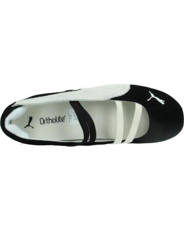 BALLERINE PUMA ASPEEDCAT SD WNS NERO BIANCO BLKWHT
