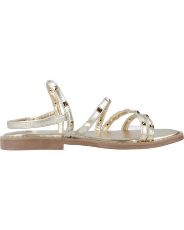 SANDALI PIATTI LES TROPEZIENNES CABEL ORO CON BORCHIE OR