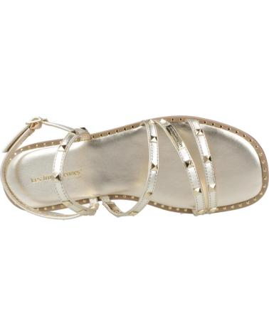 SANDALI PIATTI LES TROPEZIENNES CABEL ORO CON BORCHIE OR