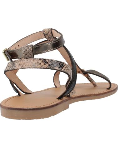 FLACHE SANDALEN LES TROPEZIENNES HILADEN MIT MEHRFARBIGEM SCHLANGENMUSTER SRPNTMLT