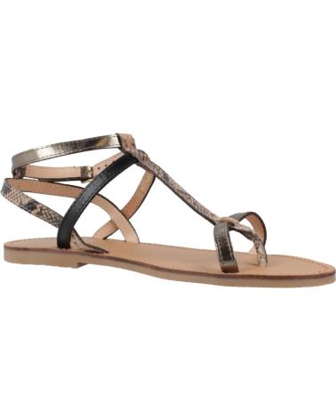 FLACHE SANDALEN LES TROPEZIENNES HILADEN MIT MEHRFARBIGEM SCHLANGENMUSTER SRPNTMLT