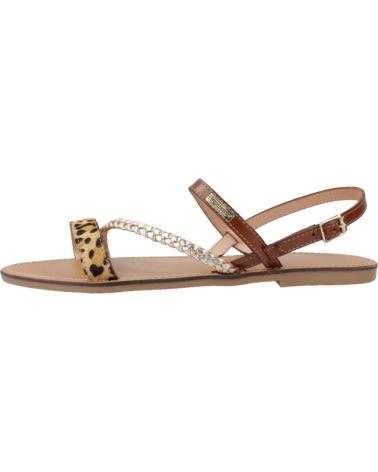 SANDALI PIATTI LES TROPEZIENNES BATRESSE CON STAMPA LEOPARDO MULTICOLORE LPRDMLT