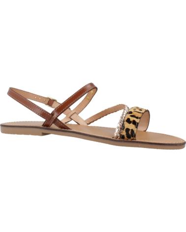 FLACHE SANDALEN LES TROPEZIENNES BATRESSE MIT MEHRFARBIGEM LEOPARDENMUSTER LPRDMLT
