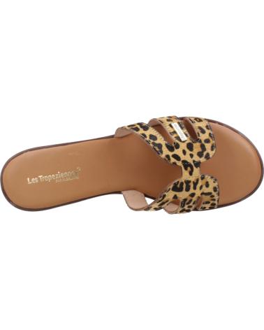 SANDALI LES TROPEZIENNES HAMIGAPO STAMPA ANIMALIER LEOPARD LEOPARD
