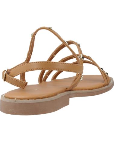 LES TROPEZIENNES CORABEL - SANDALI IN PELLE MARRONE TAN TAN