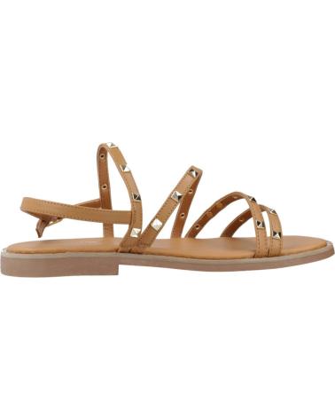 LES TROPEZIENNES CORABEL - SANDALI IN PELLE MARRONE TAN TAN