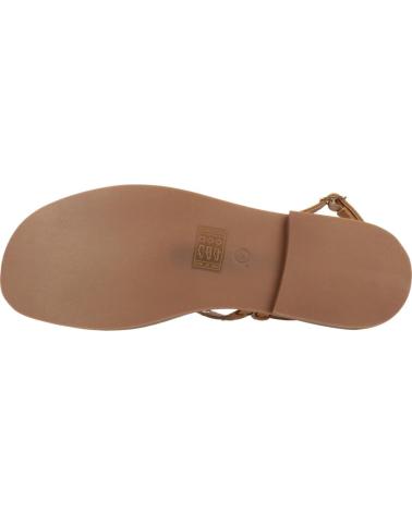 LES TROPEZIENNES CORABEL - SANDALI IN PELLE MARRONE TAN TAN