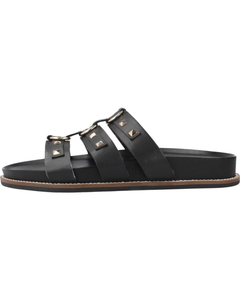 LES TROPEZIENNES CHYREL - SANDALI CIABATTA NERI CON BORCHIE NOIR