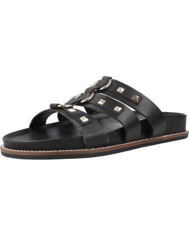 LES TROPEZIENNES CHYREL - SANDALI CIABATTA NERI CON BORCHIE NOIR