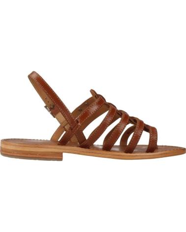 SANDALI LES TROPEZIENNES HERISSON IN PELLE MARRONE TAN TAN