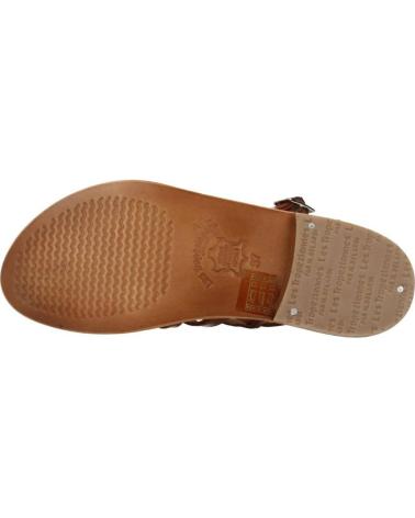 SANDALI LES TROPEZIENNES HERISSON IN PELLE MARRONE TAN TAN