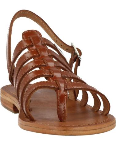 SANDALI LES TROPEZIENNES HERISSON IN PELLE MARRONE TAN TAN