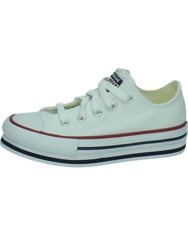 Sapatos-Desportivos-De-Niña-CONVERSE-PLATAF-BAJA-LONA-BLANCA-BLANCO