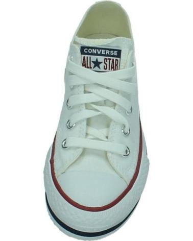 Sapatos-Desportivos-De-Niña-CONVERSE-PLATAF-BAJA-LONA-BLANCA-BLANCO