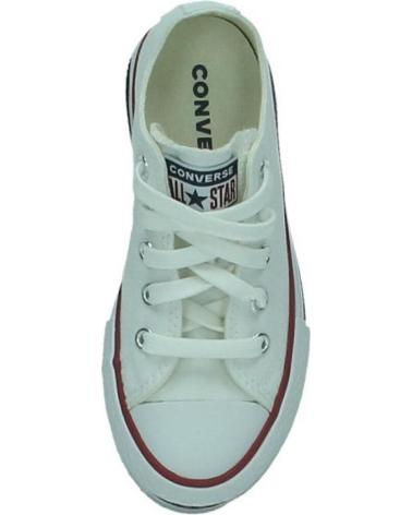 Sapatos-Desportivos-De-Niña-CONVERSE-PLATAF-BAJA-LONA-BLANCA-BLANCO