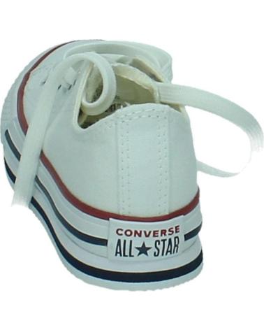 Sapatos-Desportivos-De-Niña-CONVERSE-PLATAF-BAJA-LONA-BLANCA-BLANCO