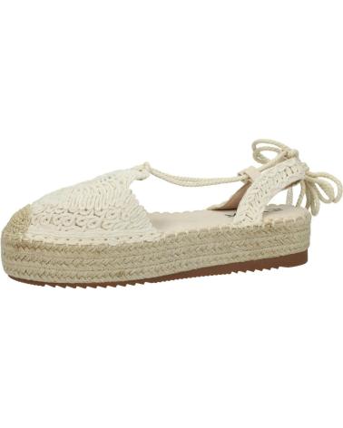 SANDALE ETIKA 10007 BEIGE CAMEL À PLATEFORME AVEC LIEN CHEVILLE BEIG-CAMEL