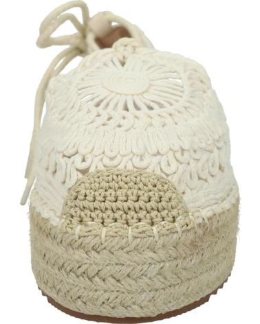 SANDALE ETIKA 10007 BEIGE CAMEL À PLATEFORME AVEC LIEN CHEVILLE BEIG-CAMEL