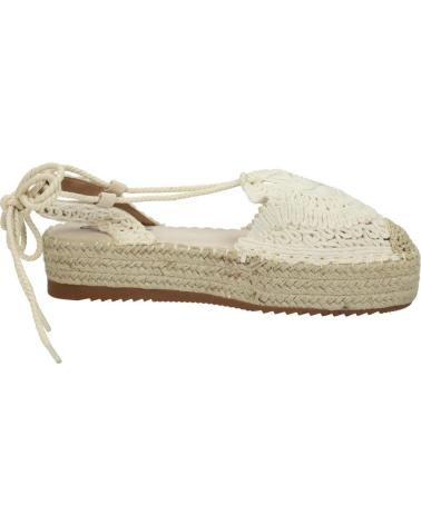 SANDALE ETIKA 10007 BEIGE CAMEL À PLATEFORME AVEC LIEN CHEVILLE BEIG-CAMEL