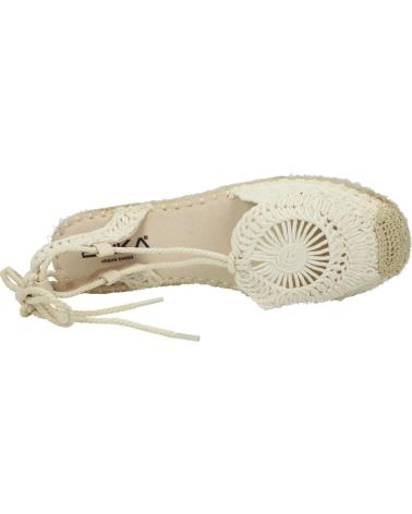 SANDALE ETIKA 10007 BEIGE CAMEL À PLATEFORME AVEC LIEN CHEVILLE BEIG-CAMEL