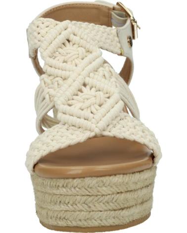 ETIKA 20215 BEIGE WEDGE SANDALS WITH WOVEN DESIGN BEIG