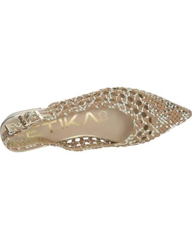 ETIKA 10125 BEGE - SLINGBACK VAZADO BEIGE