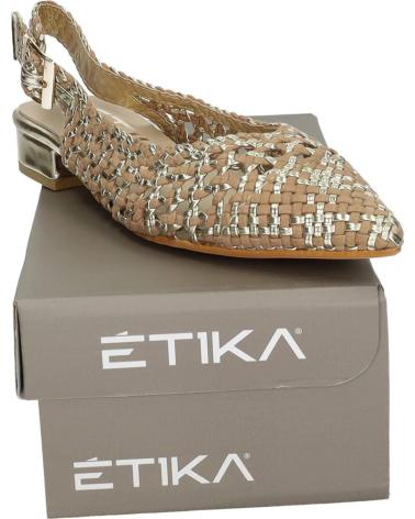ETIKA 10125 BEGE - SLINGBACK VAZADO BEIGE