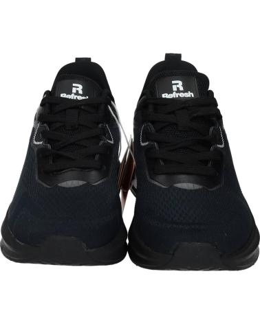 REFRESH 173114 NERO - SCARPE SPORTIVE URBANE NEGRO