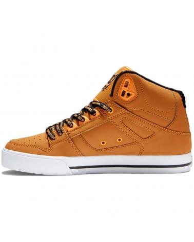DC SHOES PURE HIGH-TOP WC SE SN ADYS400093 BRAUN WHEAT-BLACK WHEAT-BLACK WEA