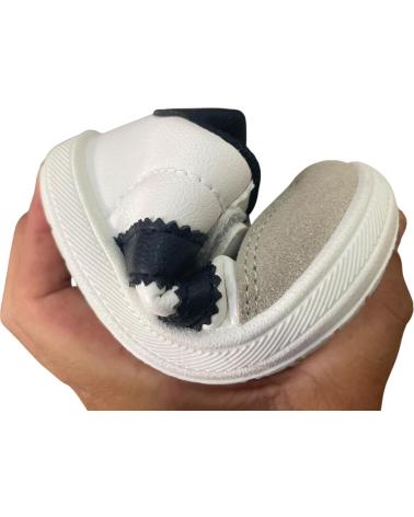 BUBBLE BOBBLE BAREFOOT SNEAKERS K838 NAVY WHITE BLANCO