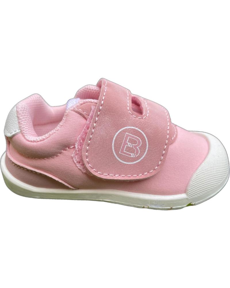 BUBBLE BOBBLE PINK CANVAS BAREFOOT SNEAKERS MODEL K836 ROSA