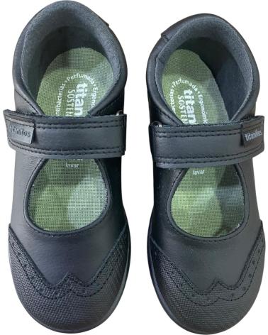 TITANITOS SCHULSCHUH FEBE C940 SCHWARZ NEGRO