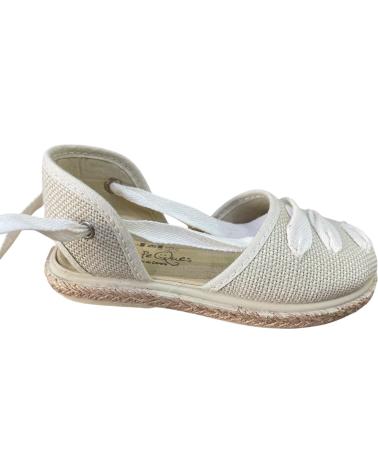 ESPADRILLE AUS ESPARTOGRAS MIT SCHNÜREN EL CABALLITO 1006 VULPEKES BEIGE BEIGE