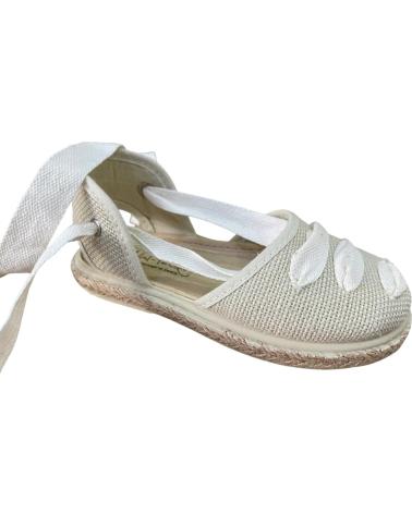 ESPADRILLE AUS ESPARTOGRAS MIT SCHNÜREN EL CABALLITO 1006 VULPEKES BEIGE BEIGE