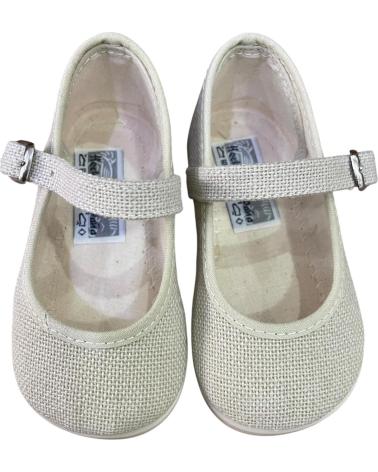 ANDREA RUIZ SPANGENSCHUHE LEINEN 977 BEIGE BEIGE