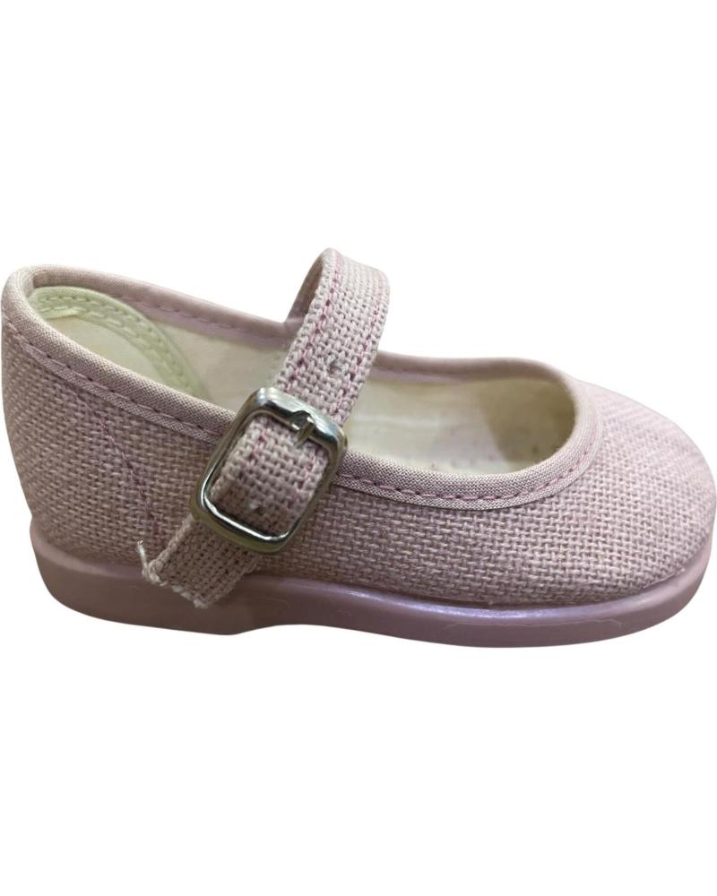 ANDREA RUIZ SPANGENSCHUHE LEINEN MAKE-UP 977 ROSA ROSA