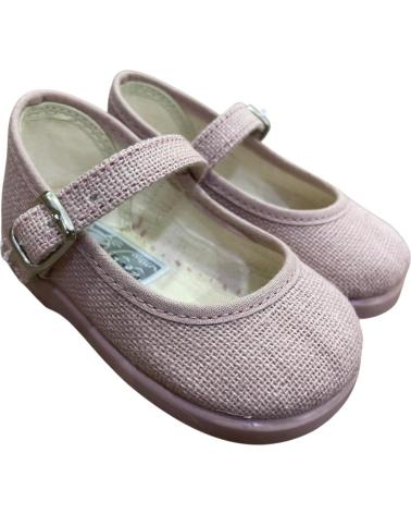 ANDREA RUIZ SPANGENSCHUHE LEINEN MAKE-UP 977 ROSA ROSA