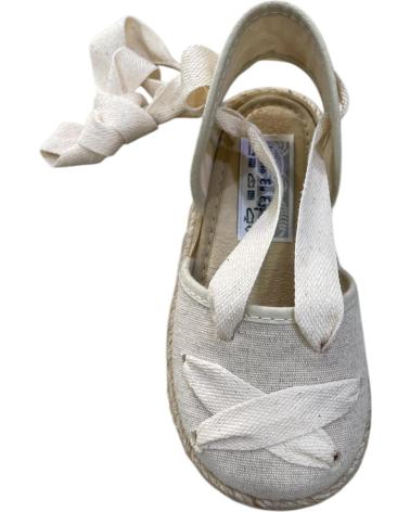 ESPADRILLE AUS BAST MIT SCHNÜREN ANDREA RUIZ BEIGE MODELL 264-10 BEIGE