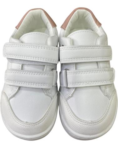 BUBBLE BOBBLE BARFUSS-SPORTSCHUHE C1482 WEISS UND ROSA ROSA