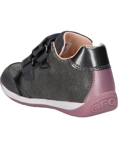 Esportes  de Menina GEOX B260AA 077HI B EACH C1377 DK GREY-DK PINK