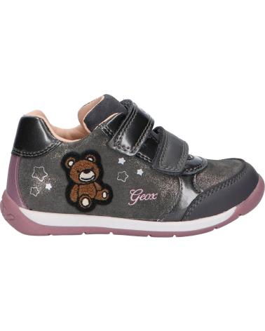 Deportivas de Niña GEOX B260AA 077HI B EACH C1377 DK GREY-DK PINK