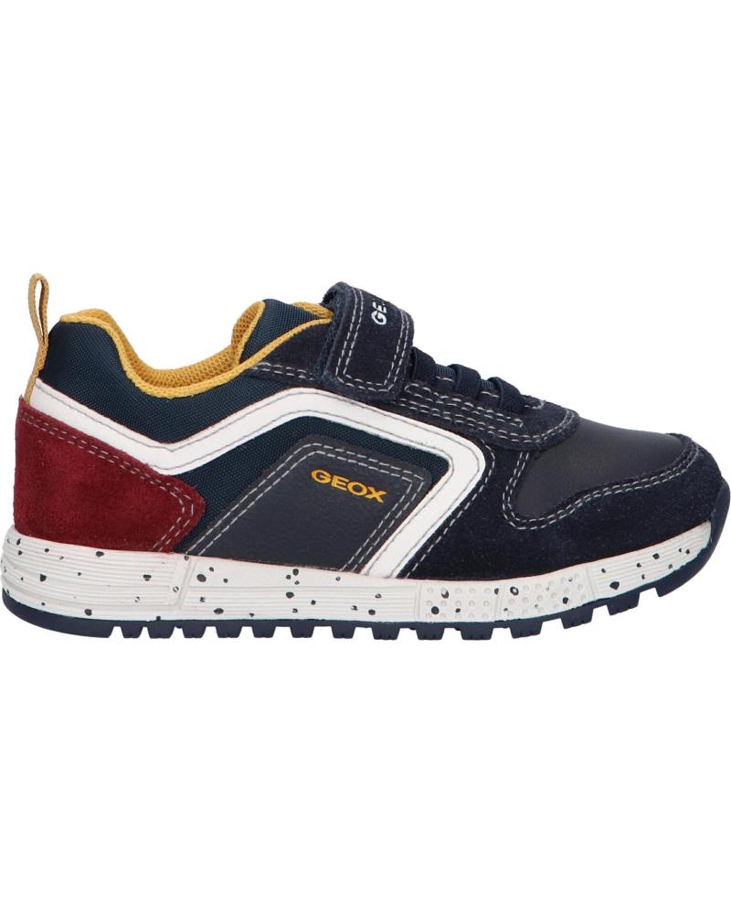 Zapatillas deporte de Niño y Niña GEOX B043CC 022FU B ALBEN C4335 NAVY-BORDEAUX