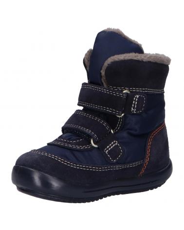 Stivali per Bambina e Bambino KICKERS 878580-10 KIMBAK SUEDE 10 MARINE