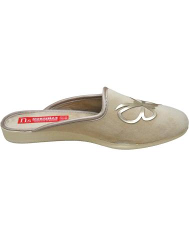 Calzado de casa de Mujer NORTEÑAS NORTENAS - ZAPATILLA CASA MUJER INVIERNO SLIPPERS PANTUF BEIG