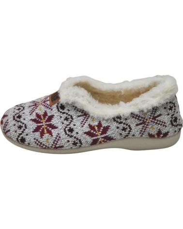 Calzado de casa de Mujer NORTEÑAS NORTENAS - ZAPATILLAS CERRADAS DE CASA MUJER INVIERNO SLI BURDEOS