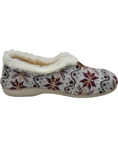 Calzado de casa de Mujer NORTEÑAS NORTENAS - ZAPATILLAS CERRADAS DE CASA MUJER INVIERNO SLI BURDEOS