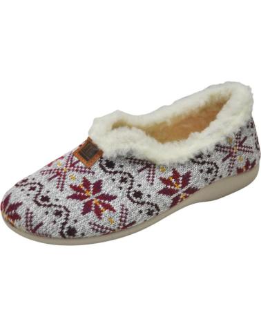 Calzado de casa de Mujer NORTEÑAS NORTENAS - ZAPATILLAS CERRADAS DE CASA MUJER INVIERNO SLI BURDEOS