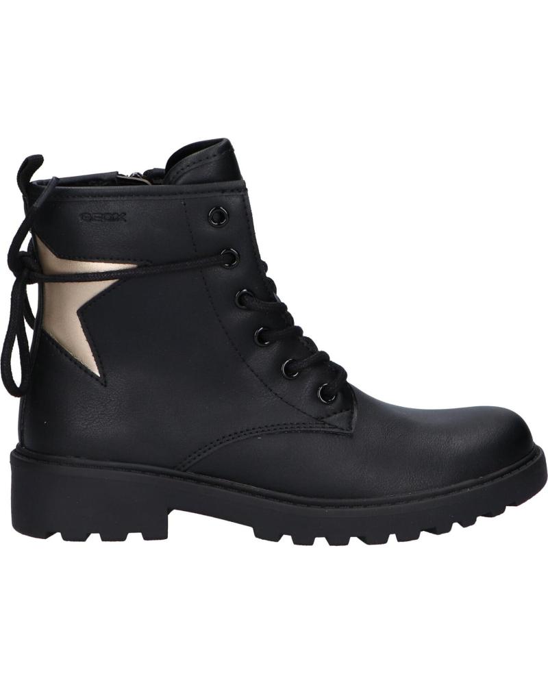 Botas de Mujer y Niña GEOX J9420G 054AJ CASEY C0531 BLACK-PLATINUM