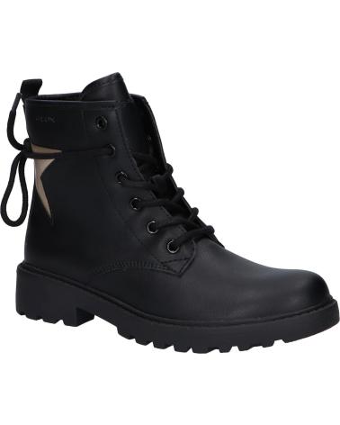 Botas de Mujer y Niña GEOX J9420G 054AJ CASEY C0531 BLACK-PLATINUM